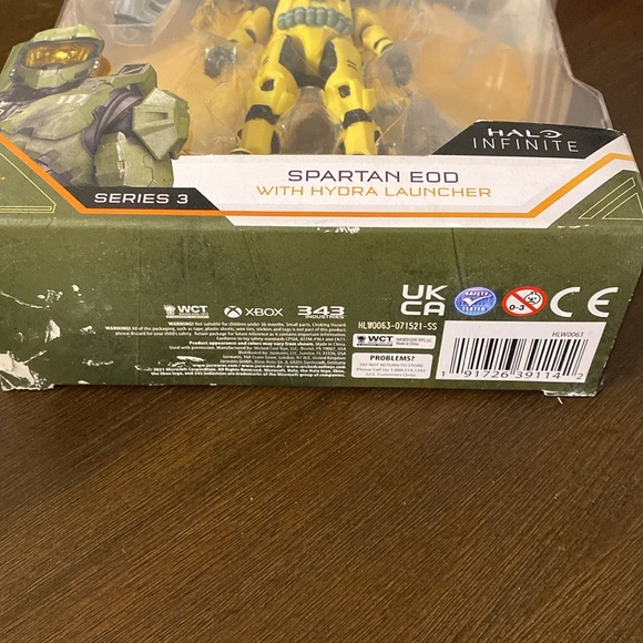 NIP Halo Infinite The Spartan Collection 4 Inch Spartan EOD with Hydra Launcher - Picture 2 of 3